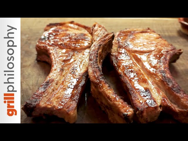 Grill pork chops