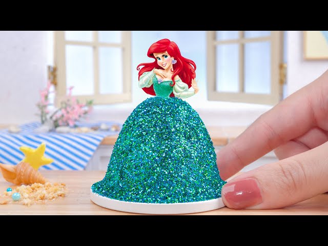 Miniature Princess Ariel Cake Decorating