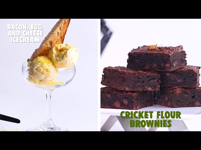 Cricket flour brownies