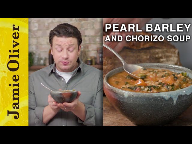 Pearl Barley and Chorizo Soup