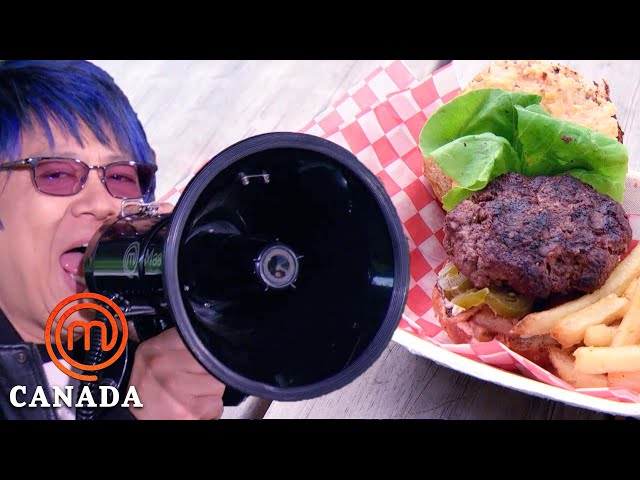 The Red Team Serves Raw Burgers To Motorcycle Enthusiasts | MasterChef Canada | MasterChef World