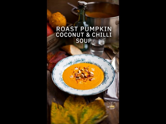 Roast Pumpkin, Coconut and Chilli Soup