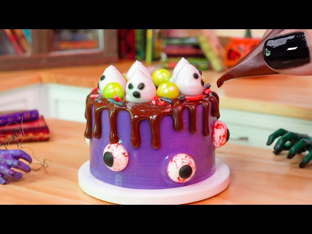 Special Miniature Ghost Cake Decorating For Halloween