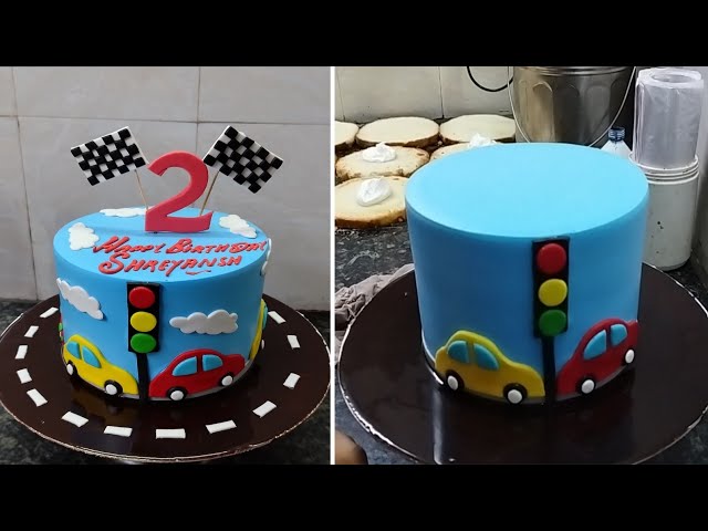 Birthday Car Design Cake