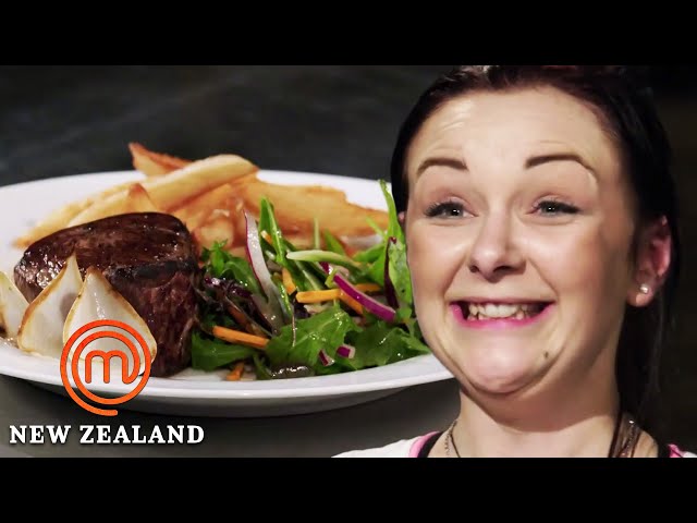 Pan Seared Fillet Steak With Chips For Auditions | MasterChef New Zealand  | MasterChef World