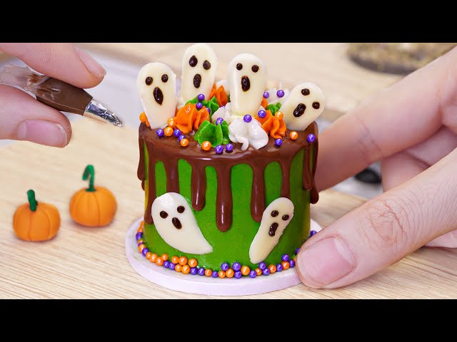 Amazing Miniature Halloween Monster Cake Decorating
