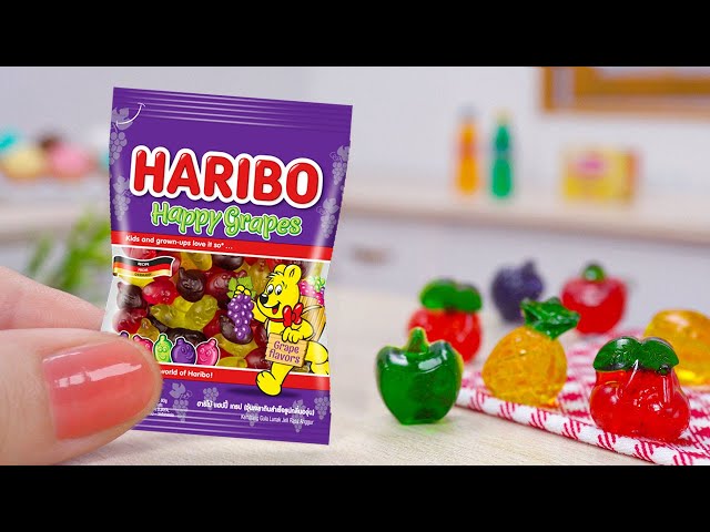 Miniature Haribo Fruit Jelly
