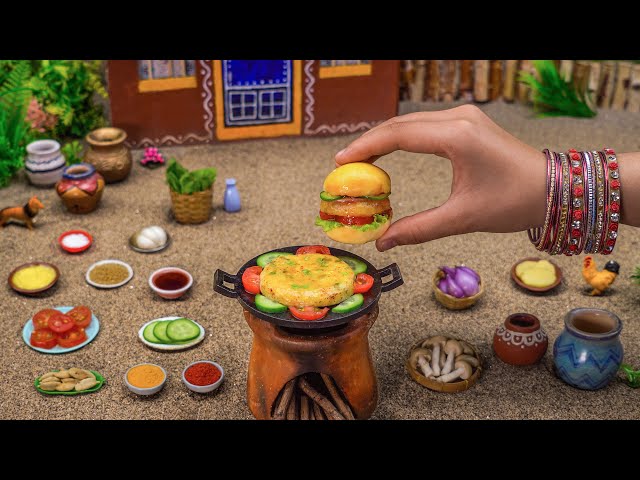 Miniature Veg Burger