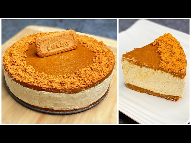 No-Bake Lotus Biscoff Cheesecake