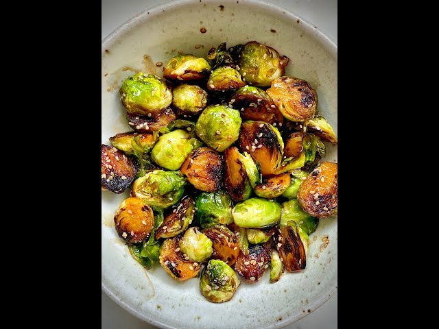 Soy Butter Brussel Sprouts
