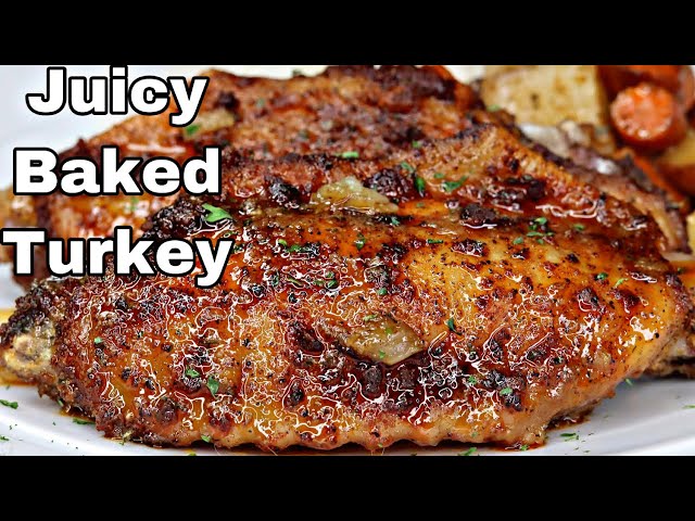 Juicy Baked Turkey Wings