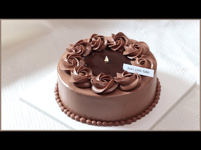 Homemade Chocolate Buttercream Cake