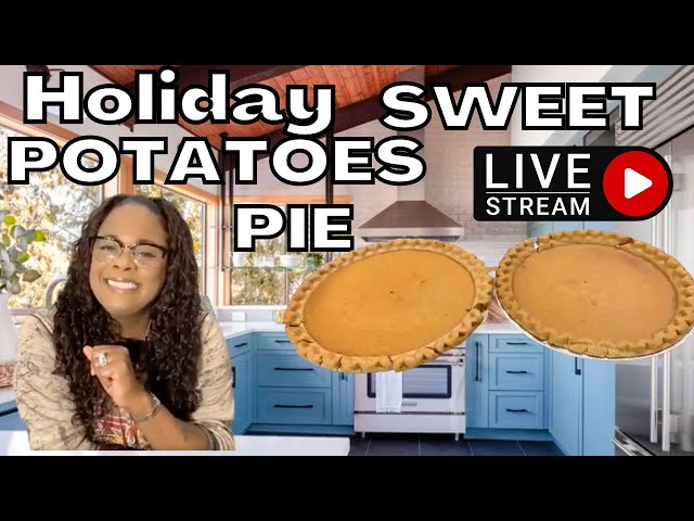 Homemade sweet potato pie