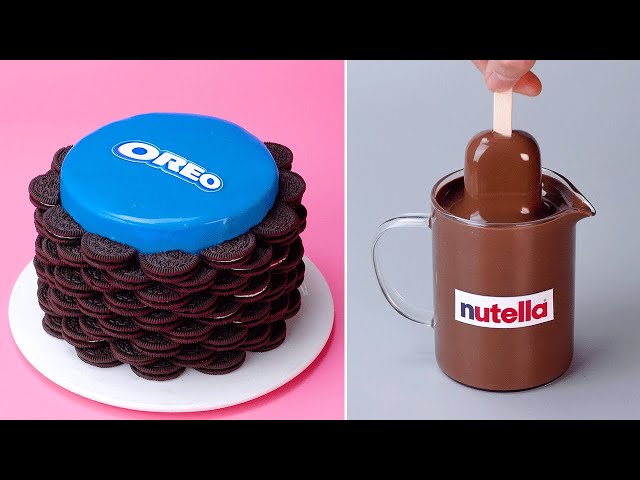 Nutella & Oreo Chocolate Cake Decorating Ideas