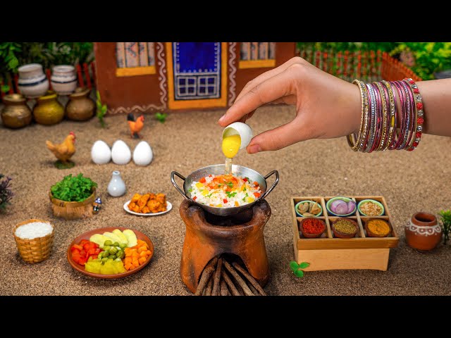 Miniature Chicken Egg Fried Rice