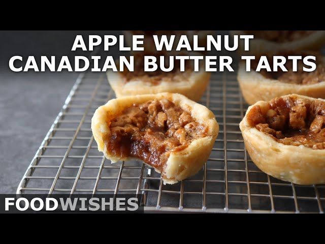 Apple Walnut Canadian Butter Tarts