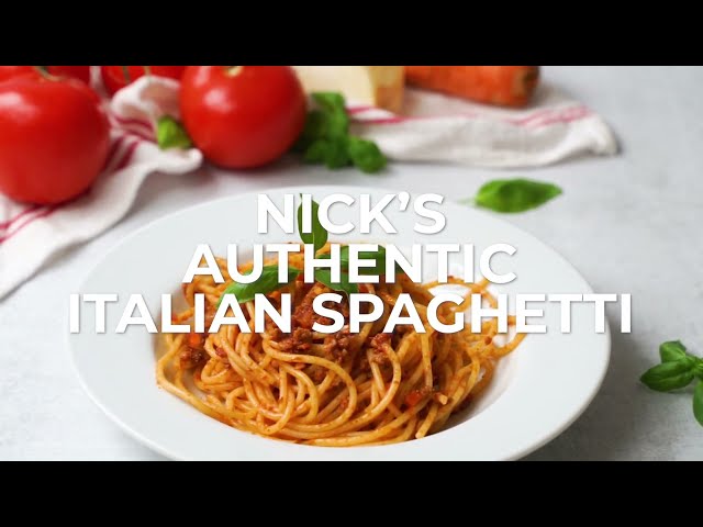 Authentic Italian Spaghetti
