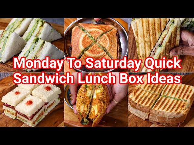 Quick Sandwich Lunch Box Ideas