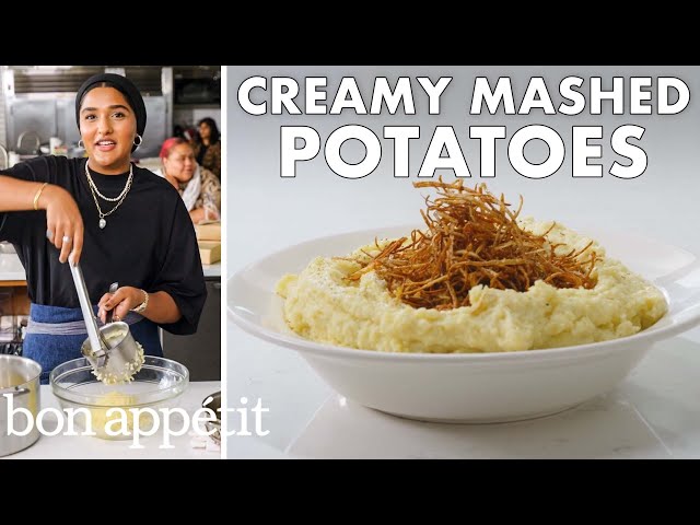 Mashed Potatoes With Crispy Potato Skins