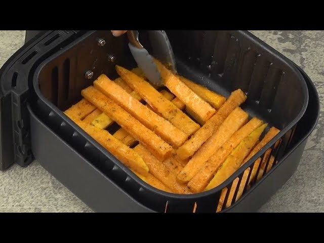 Pumpkin sticks in the air fryer