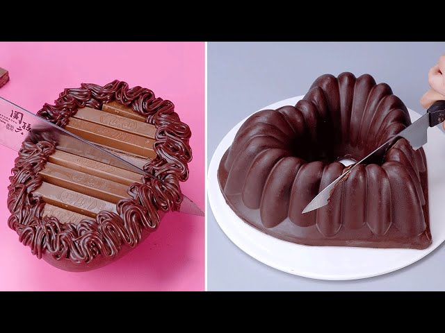 Chocolate Cake Decorating Idea