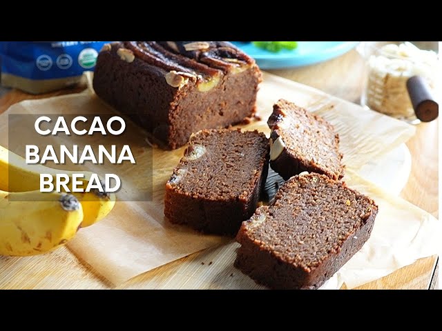 Healthy Cacao Banana Bread