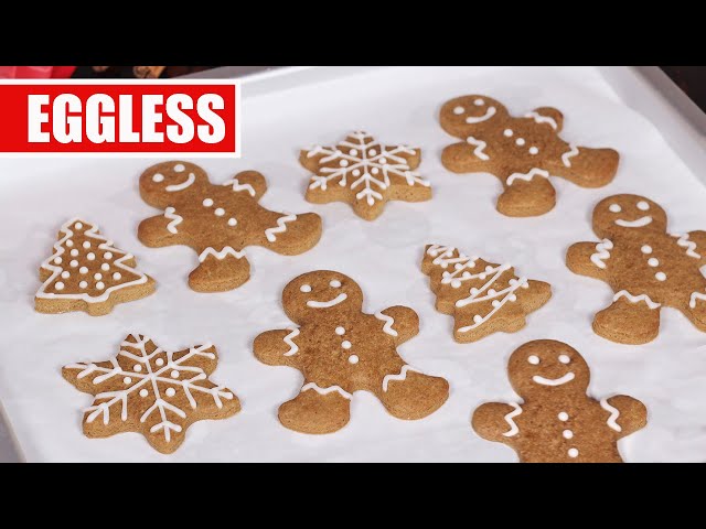 Eggless Gingerbread Cookies