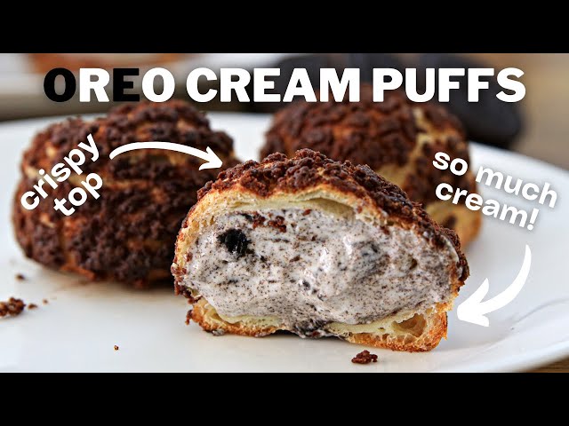 Oreo Cream Puffs