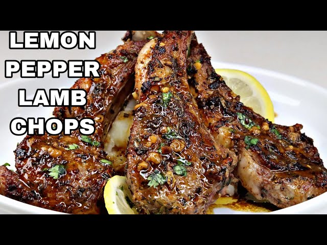 Lemon Pepper Lamb Chops