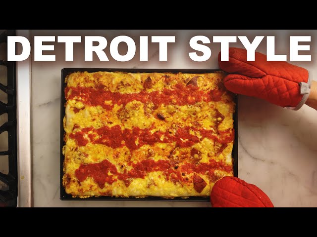 Detroit-style pizza at home