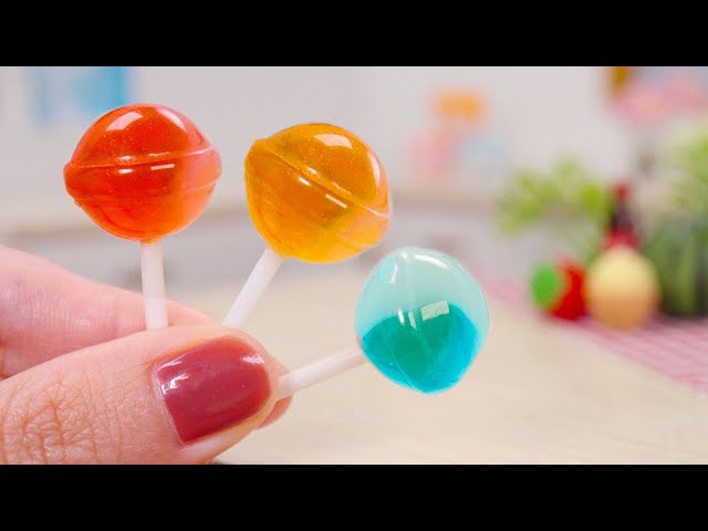 Delicious Miniature Lollipop Idea