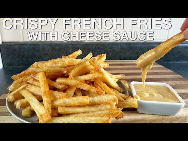 Crispy French Fries with Cheese Sauce