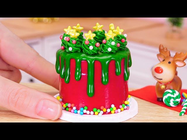  Miniature Christmas Buttercream Cake Decorating Ideas