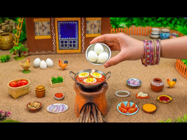 Miniature Kolhapuri Egg Curry