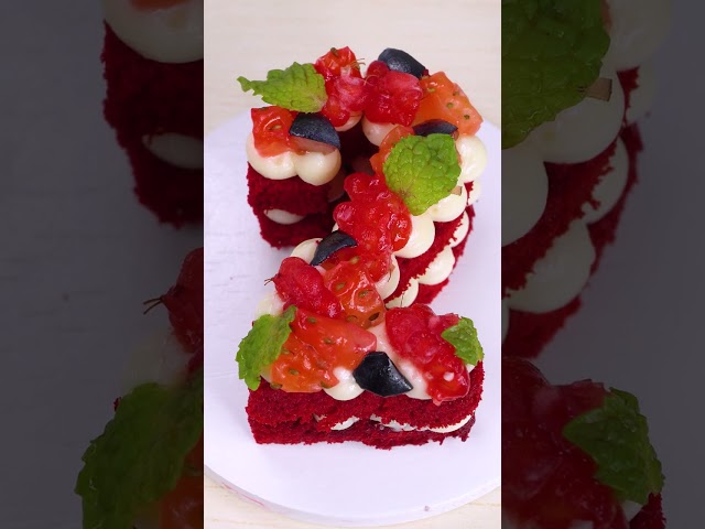 Miniature Red Velvet Cake Decorating For Occasion