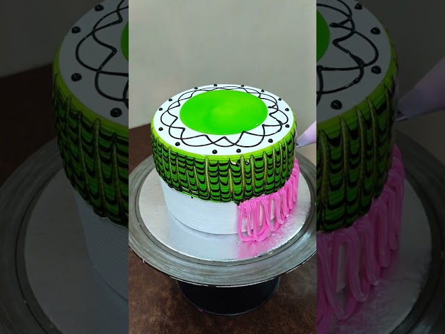Green Jelly Cake design