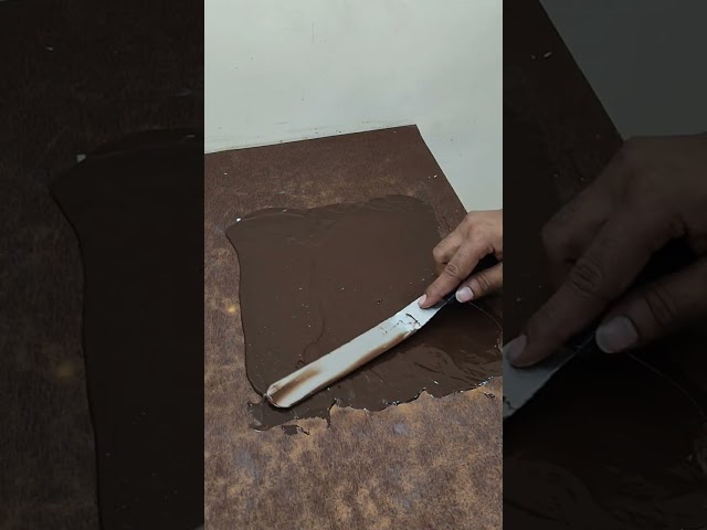 Chocolate garnish design