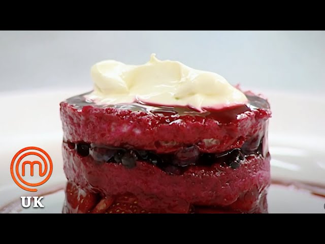 Summer Fruit Pudding With Blackberry Coulis | MasterChef UK  | MasterChef World