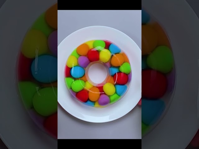 Rainbow jelly cake