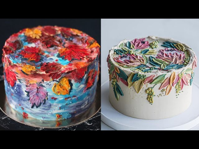Perfect Colorful Cake Decorating