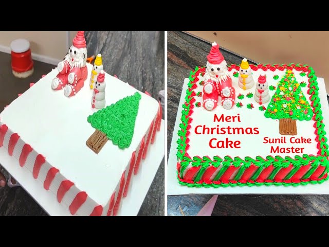 Square Christmas Cake