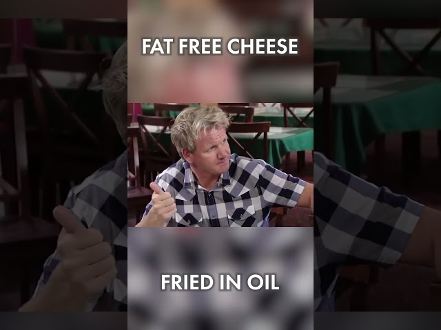 Fat free cheese fried in fat