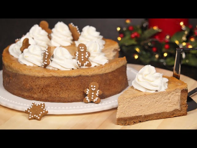 Gingerbread Cheesecake for Christmas Dessert
