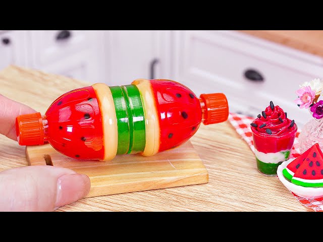 Miniature Watermelon Jelly Bottle