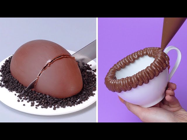 Oddly Satisfying Chocolate Cake Decorating Ideas