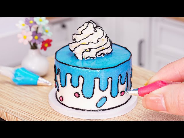 Miniature Cartoon Cake Decorating