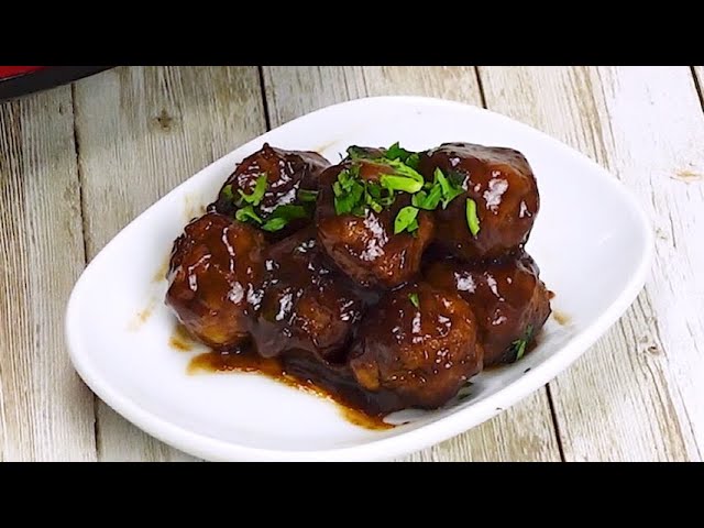 Grape jelly meatballs