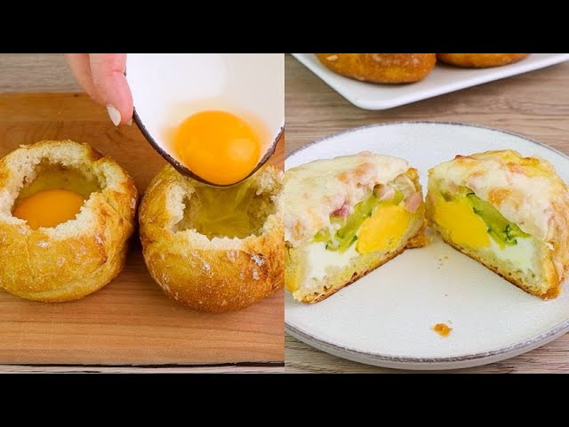 Stuffed egg buns