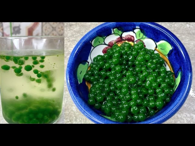 Basil Caviar Pearls