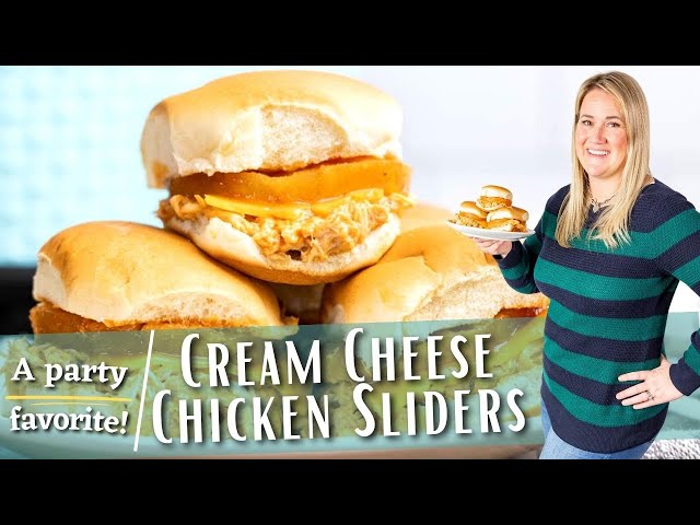 Cream Cheese Chicken Sliders